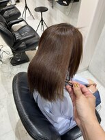 サロンドボーテキリコ(SALON DE BEAUTE KIRIKO)&nbsp;ミディアム × ネオメテオストレート