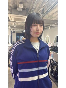 アフィナー 新宿(Afinar) ブリーチハイライト髪質改善ダブルカラーレイヤーカット/新宿駅