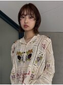 カシスブラウン×レイヤーボブ