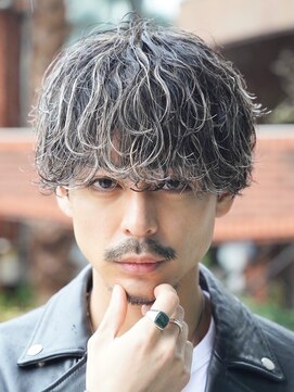 フィフス 渋谷(fifth) 渋谷大人波巻き2WAYシャドウルーズパーマツーブロックマッシュ