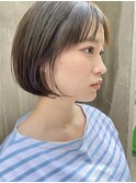 暗めカラー/小顔/オリーブグレー/ココアベージュ/髪質改善