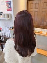 シュリット 溝の口(schritt) レッドバイオレット×レイヤーカット