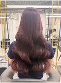大人可愛い春夏カラー◎20代30代髪質改善カラーロングヘア