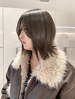 グラフ 日本橋(GRAFF) レイヤーボブ/外ハネボブ/オリーブベージュ/オリーブグレージュ