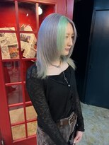 レオクマ 長野(REOKUMA)&nbsp;321. ミントグリーン/フェイスフレーミング/前髪/韓国