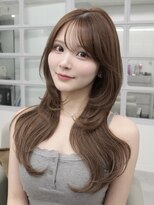 ナンバー ノード 渋谷(N° node) ロングレイヤー/髪質改善/ベージュブラウン