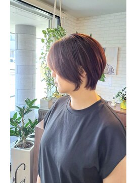 ヘアーサロン カヴィエ(hair salon covie) くびれショート　レイヤーグラデーション　ショート