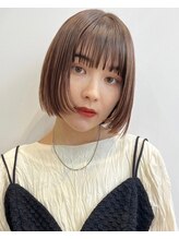 ロタコーラル 大野田店(rota coral) 美髪彩生プレトワカラー/モカグレージュ/ボブ/30代40代50代