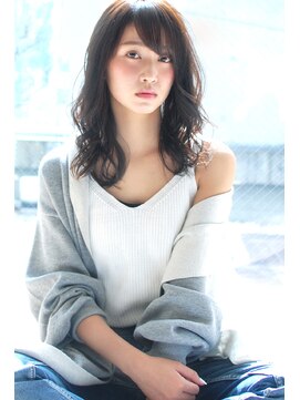 ケアウメダ(CARE UMEDA) 【CARE UMEDA】徳田　透け感セミディ