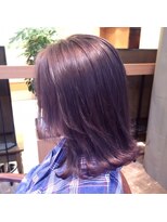 リゼル ユア 渋谷(RISEL YUA)&nbsp;ラベンダーアッシュの外ハネロブ