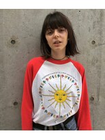 ピープル(people) [people]広めの前髪とぱっつんボブ