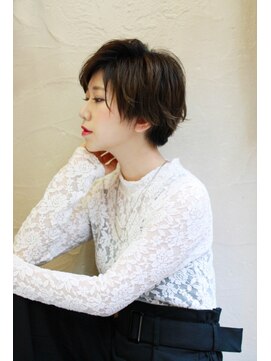 トヌコア ルア 下北沢店(TONUKOA RUA) 【TonukoaRua】透け感たっぷり!マットグレージュショート☆