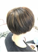 サラサラマッシュボブ