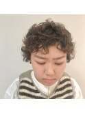 ふわふわパーマ▼ショートスタイル