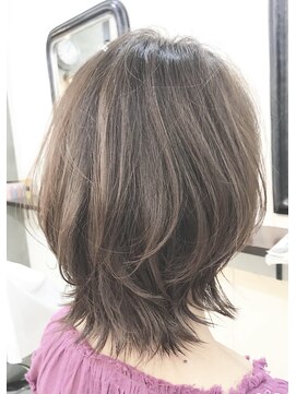 エトネ ヘアーサロン 仙台駅前(eTONe hair salon) 20代30代40代50代ひし形小顔カットグレージュ