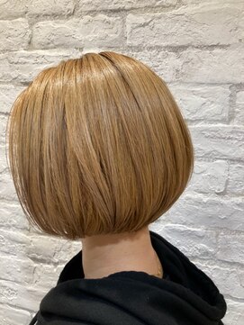 アース オーセンティック 三鷹店(EARTH Authentic) ミニボブ×ベージュカラー