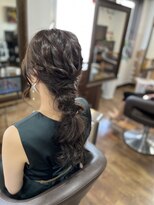 ヘアデザイン ヴォワール(hair & design voir) ヘアセット×おすぎ