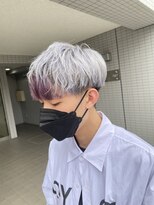 エンリー(ENlee)&nbsp;【川瀬莉穂】メンズ×ホワイトカラー×パープルカラー