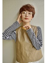 ブゾン(buZon)&nbsp;【buZon高田馬場ブゾン】マッシュショート×オレンジベージュ