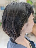 グラムゼロ&nbsp;大人カワイイレイヤーショートボブスタイル