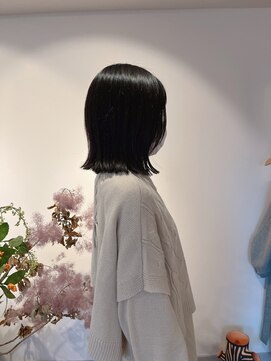 ノハナ(nohana) 【似合わせカット】おとな可愛い切りっぱなしボブ