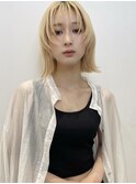 学割Ｕ２４ フェイスレイヤー ブロンド ハイトーン t618