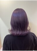 ラベンダーアッシュの外ハネボブ