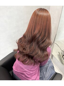 ジエクト カナウ(The Ect canow) チェリーレッドレイヤーカット韓国ヘアレイヤーロング