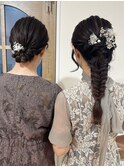 お呼ばれヘアセット
