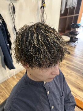 スウェル 千葉店(Swell) ツイストスパイラルパーマハイライト