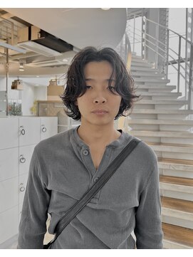 ブランコジーサウス(BLANCO G South) メンズボブ ウルフ レイヤー パーマ