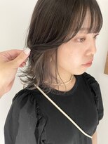 フィエルウメダ(Fier umeda)&nbsp;◎くびれボブにシルバーベージュのイヤリングカラー◎