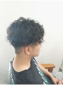 【afresh hair】メンズカット+波巻きスパイラル