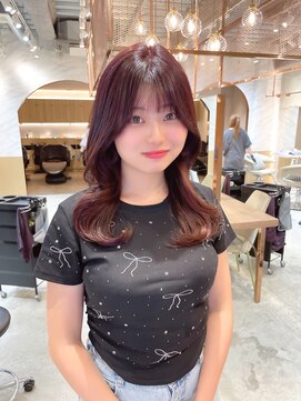 ロンド エスポワール 錦糸町(Lond espoir) 黒髪ネビージュ小顔ボブルフレイヤー顔まわり