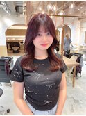 黒髪ネビージュ小顔ボブルフレイヤー顔まわり