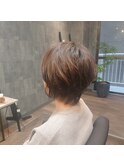クセ毛風ショート