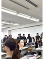 カペリベラ 寝屋川店(Capelli Bella) # 【専門学校で講師活動】現役の生徒さんに向け授業してます。