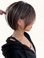 ジルブラン 土浦(JIL BLAN)&nbsp;ハイライトバレイヤージュダブルカラーショートカット30代40代