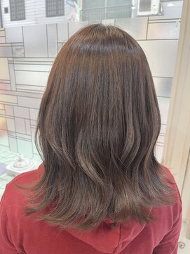 ヘアアンドメイク 心座(hair&make) 優しいピンクベージュ