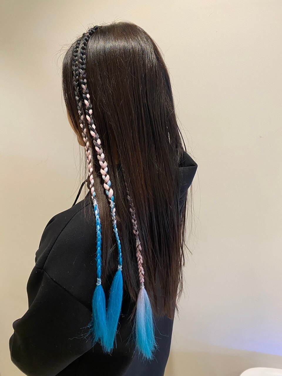 編み込みエクステ58 束毛　ロングストレート 編み込みエクステ58 束毛 ロングストレート