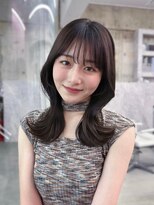 フィヴェント(Fivent)&nbsp;メルティカラー似合わせカットフェミニンロング韓国レイヤー