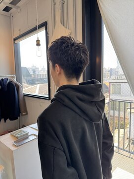 ロカ 表参道(loka) スパイキーショート/メンズパーマ[表参道/ハイライト]Mai