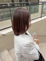 スタイル 成城学園前(STYLE) 暗くない白髪染め オシャレ艶髪 ピンクブラウンカラー