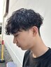 【メンズ】カット＋波巻きスパイラルパーマ＋AMASIAトリートメント　￥17500
