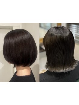 【大阪梅田/中津】ノンジアミンカラーを使用！地肌に優しく、キレイに染まるから大人女性から人気★