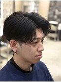 毛流れセンターパート
