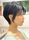 【似合わせショート/くびれショート/黒髪ショート/ハンサム】