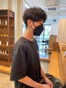 【夏のイメチェンに◎】メンズカット+フェザーパーマ  ￥8800