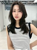 透明感グレージュ/くびレイヤー