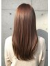 髪質改善カラーエステ+カット[白髪染め対応可]　￥16500 /馬出